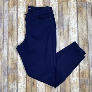 Lane Bryant Navy Mid Rise Skinny Jeans Women’s 14